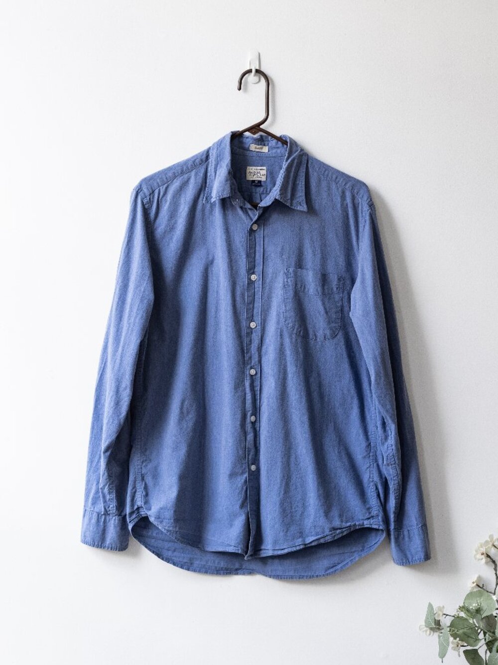 J Crew Blue Men's Cotton Button down